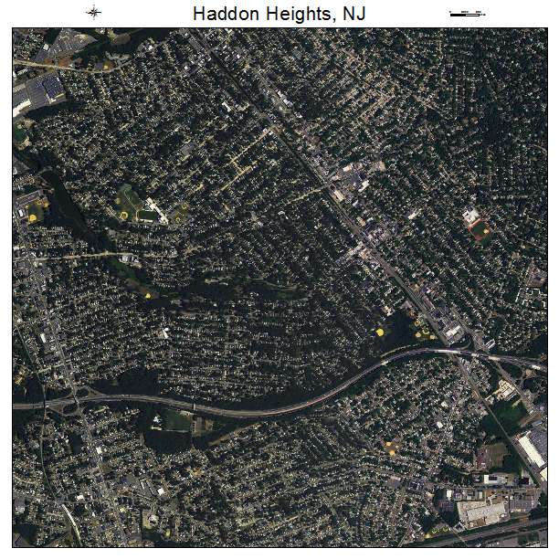 Haddon Heights, NJ air photo map