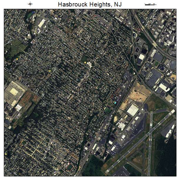 Hasbrouck Heights, NJ air photo map