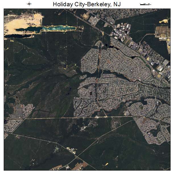 Holiday City Berkeley, NJ air photo map