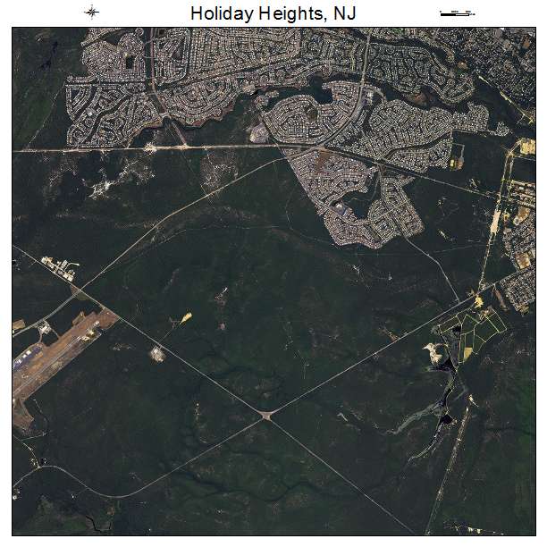 Holiday Heights, NJ air photo map