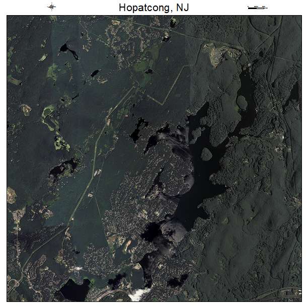 Hopatcong, NJ air photo map