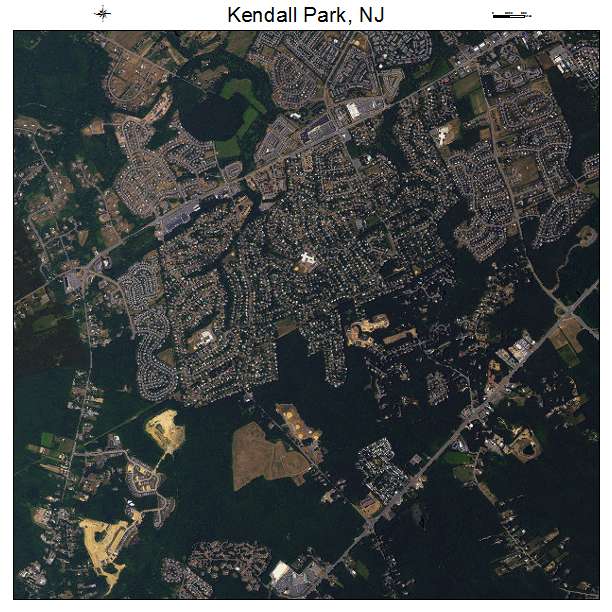 Kendall Park, NJ air photo map