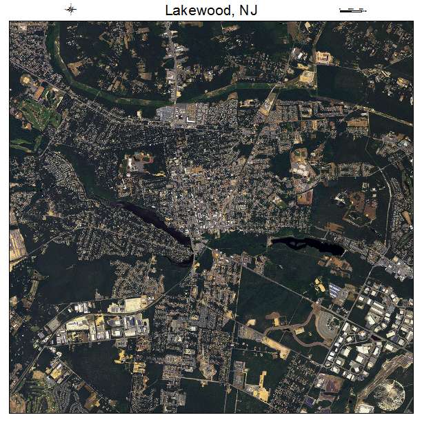 Lakewood, NJ air photo map