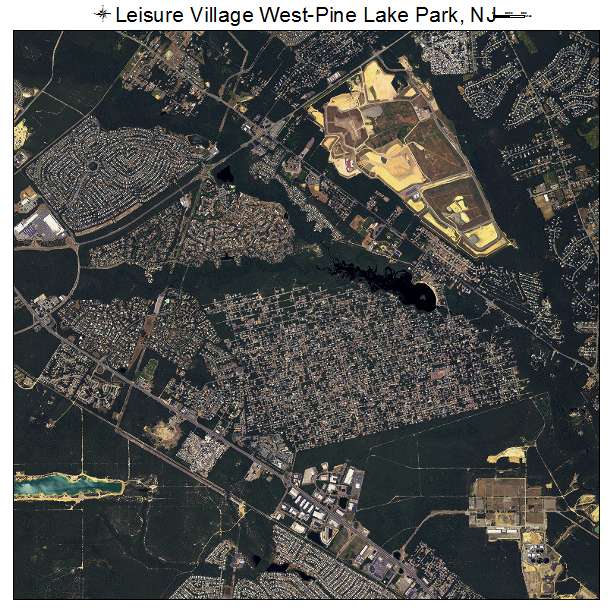 Leisure Village West Pine Lake Park, NJ air photo map