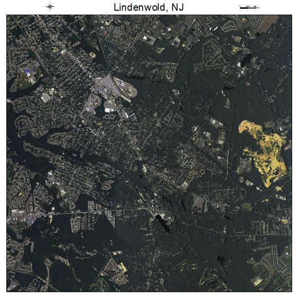 Lindenwold, NJ air photo map