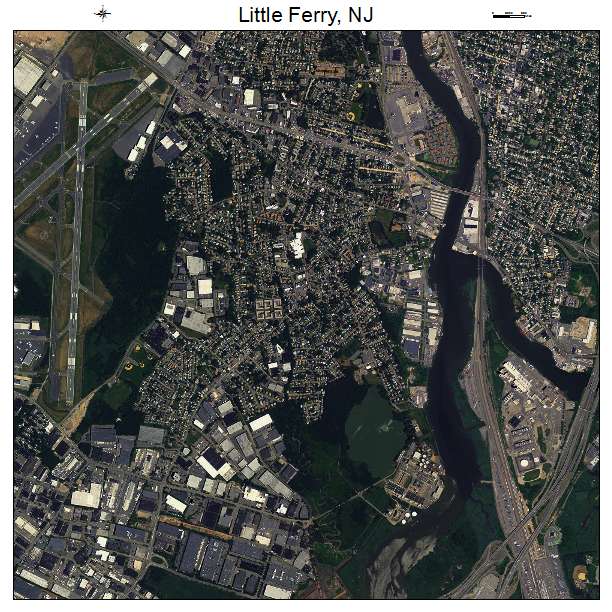 Little Ferry, NJ air photo map