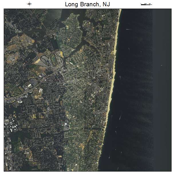 Long Branch New Jersey Street Map 3441310