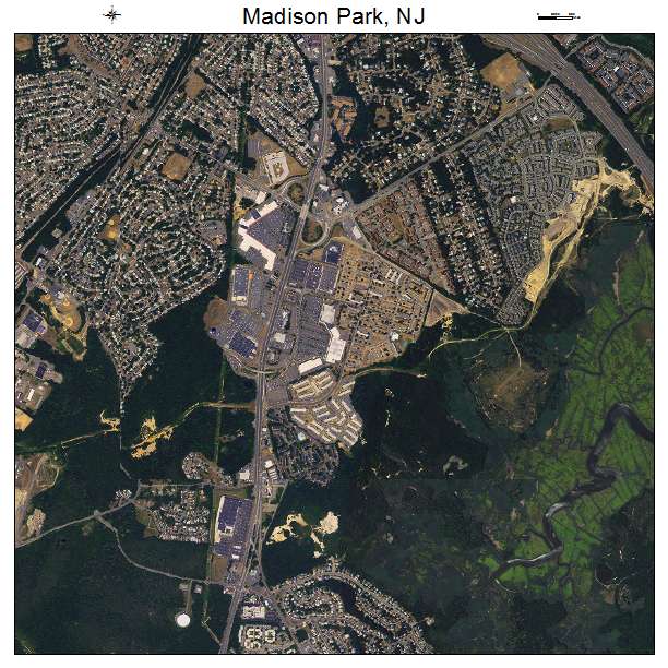 Madison Park, NJ air photo map