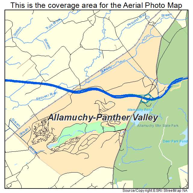 Allamuchy Panther Valley, NJ location map 