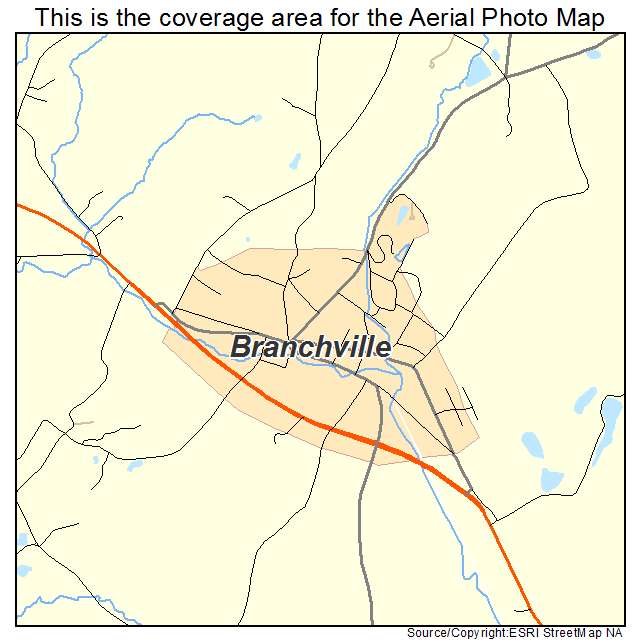 Branchville, NJ location map 