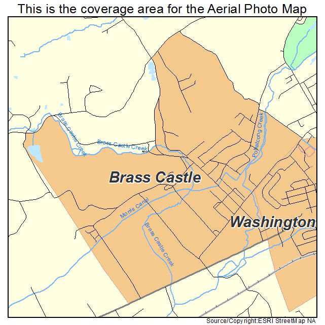 Brass Castle, NJ location map 