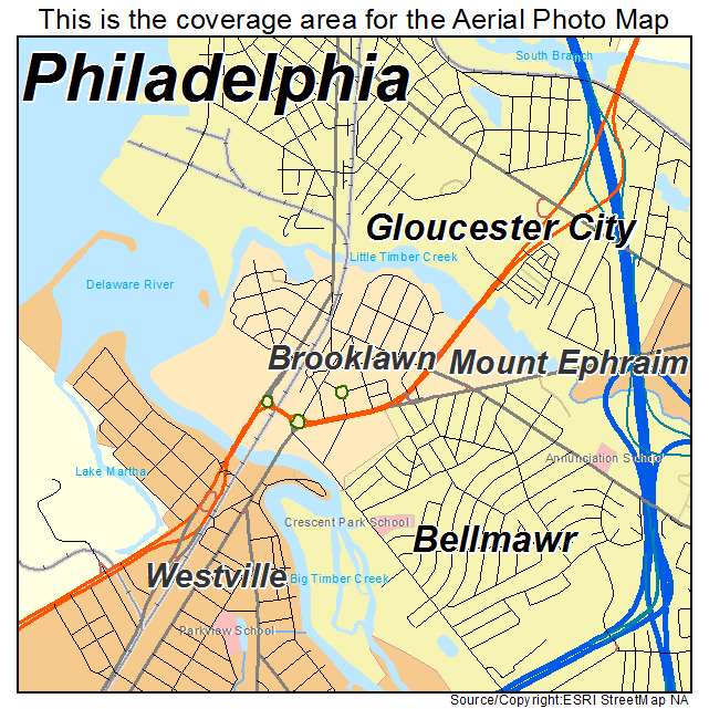 Brooklawn, NJ location map 