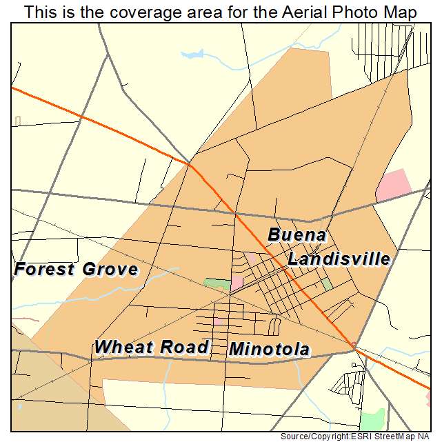 Buena, NJ location map 