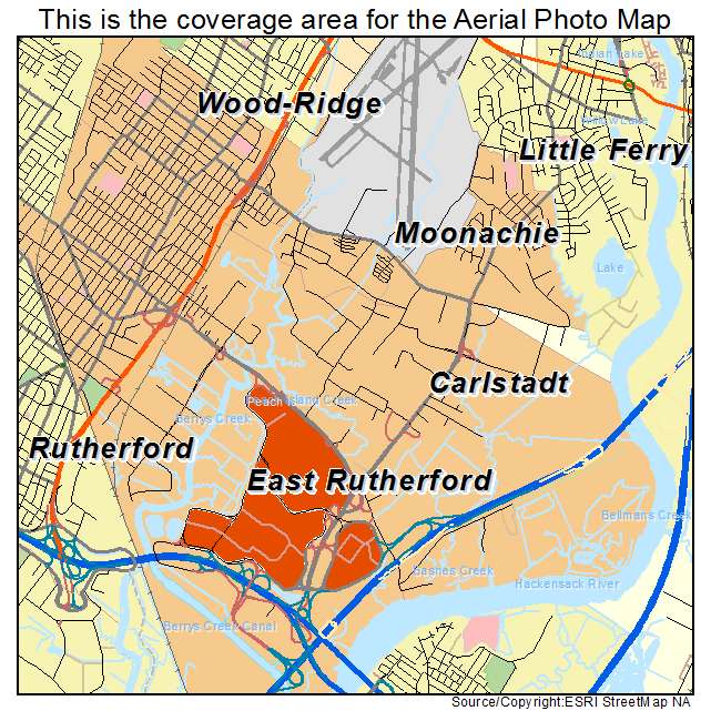 Carlstadt, NJ location map 