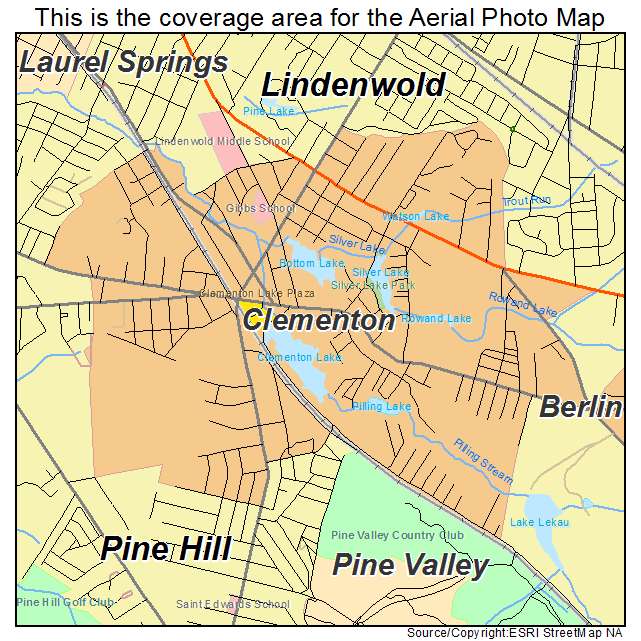 Clementon, NJ location map 