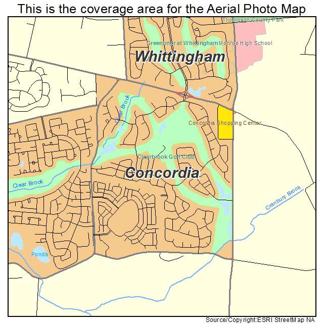 Concordia, NJ location map 