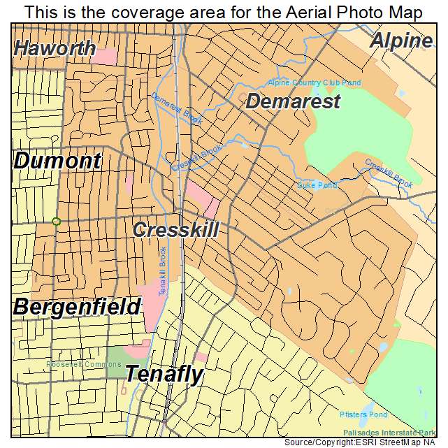 Cresskill, NJ location map 