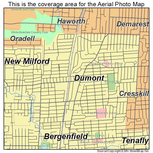 Dumont, NJ location map 