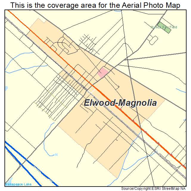 Elwood Magnolia, NJ location map 