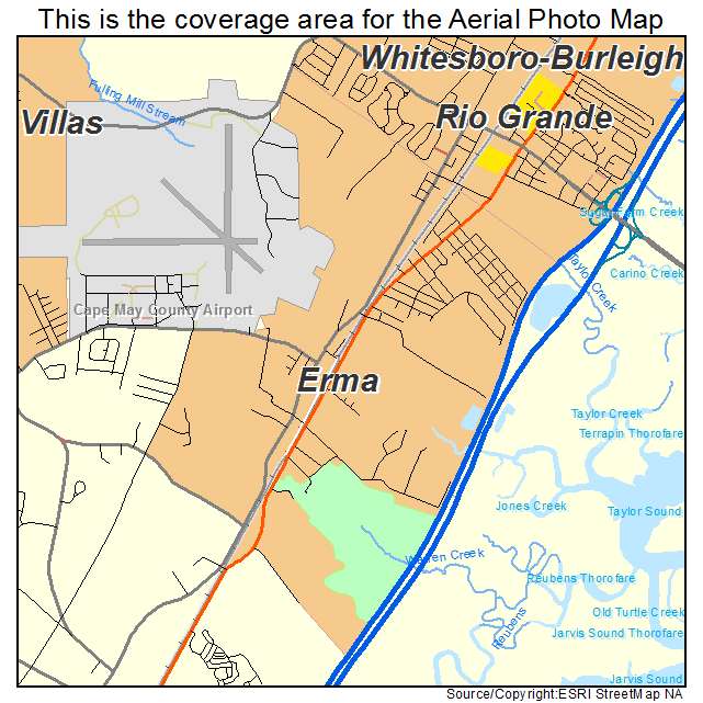 Erma, NJ location map 