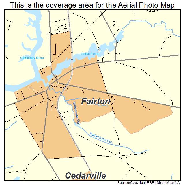 Fairton, NJ location map 