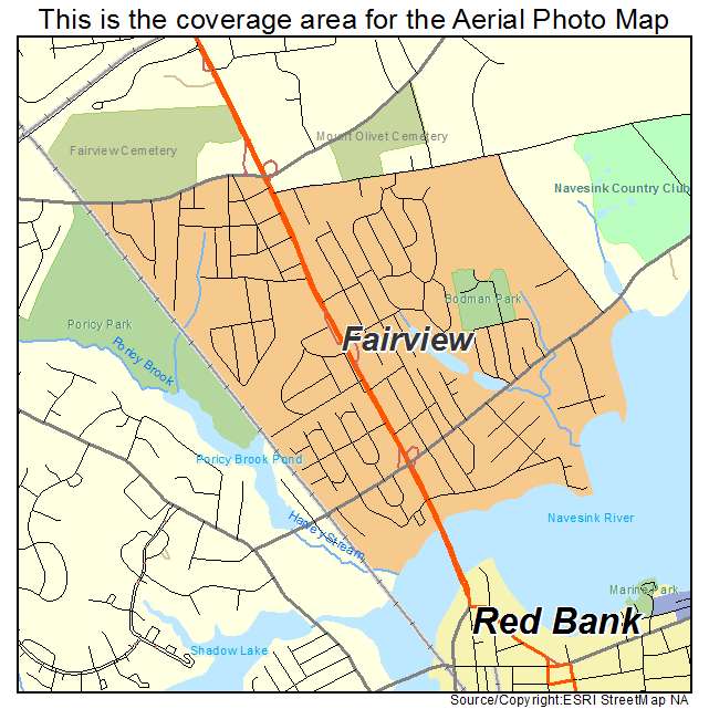 Fairview, NJ location map 