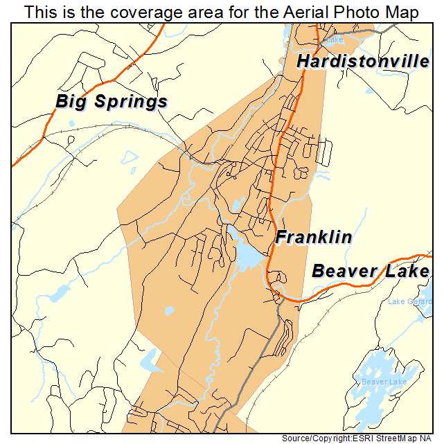 Franklin, NJ location map 