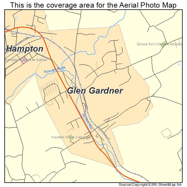 Glen Gardner, NJ location map 