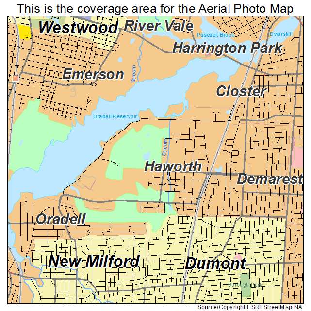 Haworth, NJ location map 