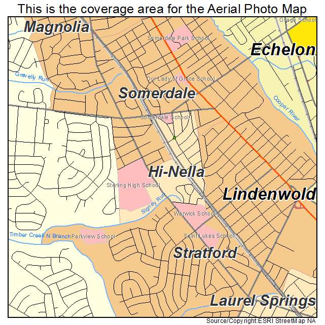 Hi Nella, NJ location map 