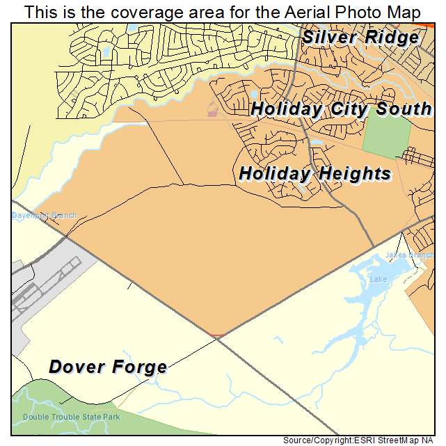 Holiday Heights, NJ location map 