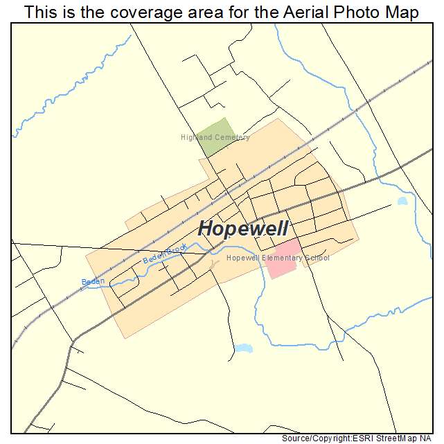Hopewell, NJ location map 