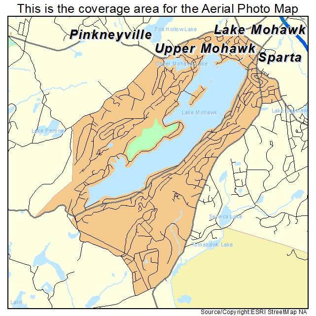 Lake Mohawk, NJ location map 