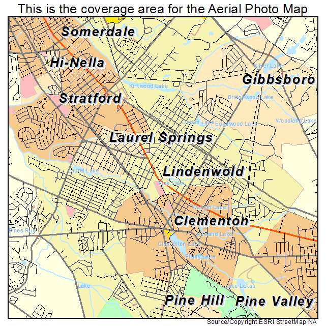 Lindenwold, NJ location map 
