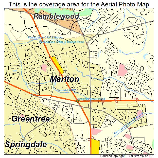 Marlton, NJ location map 
