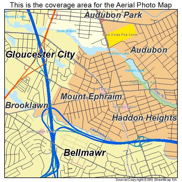 Mount Ephraim, NJ location map 