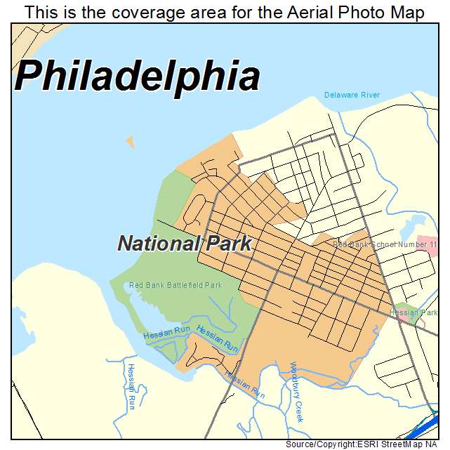 National Park, NJ location map 