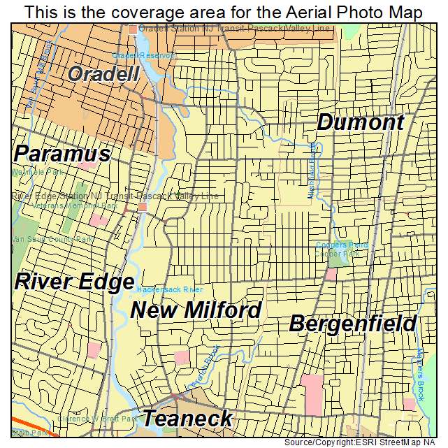 New Milford, NJ location map 