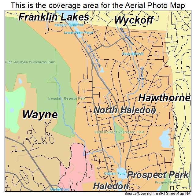 North Haledon, NJ location map 