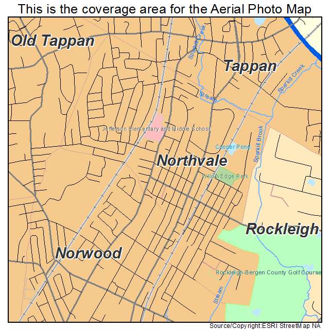Northvale, NJ location map 