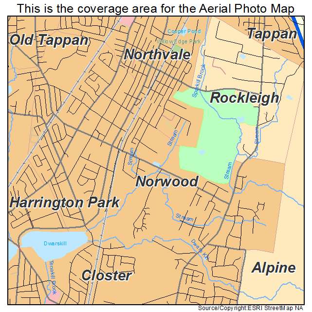 Norwood, NJ location map 