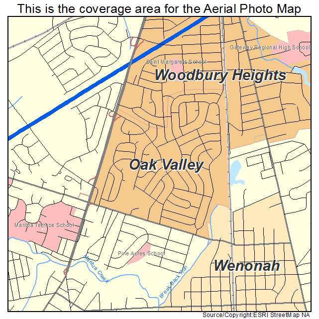 Oak Valley, NJ location map 