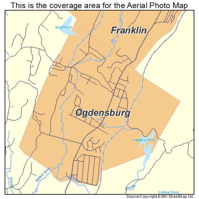 Ogdensburg, NJ location map 