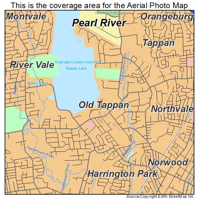 Old Tappan, NJ location map 