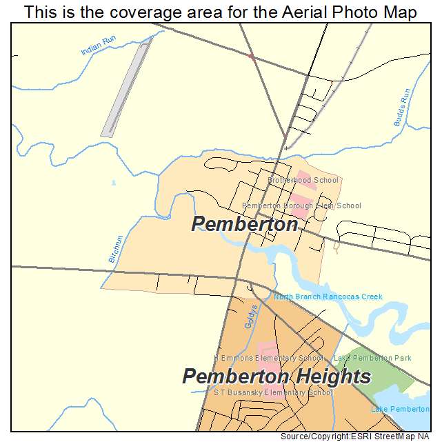 Pemberton, NJ location map 