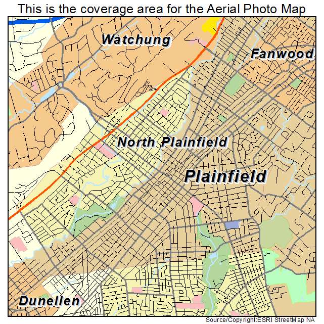 Plainfield, NJ location map 