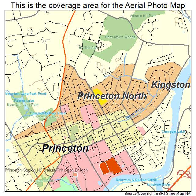 Princeton North, NJ location map 