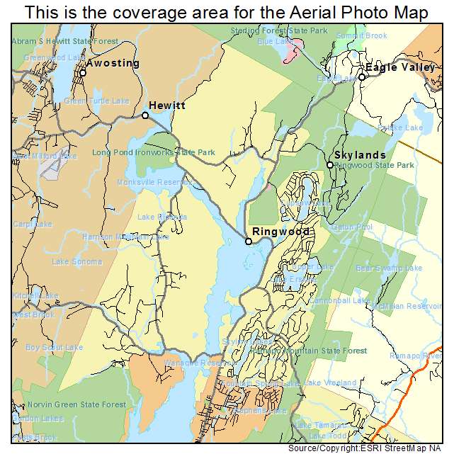 Ringwood, NJ location map 