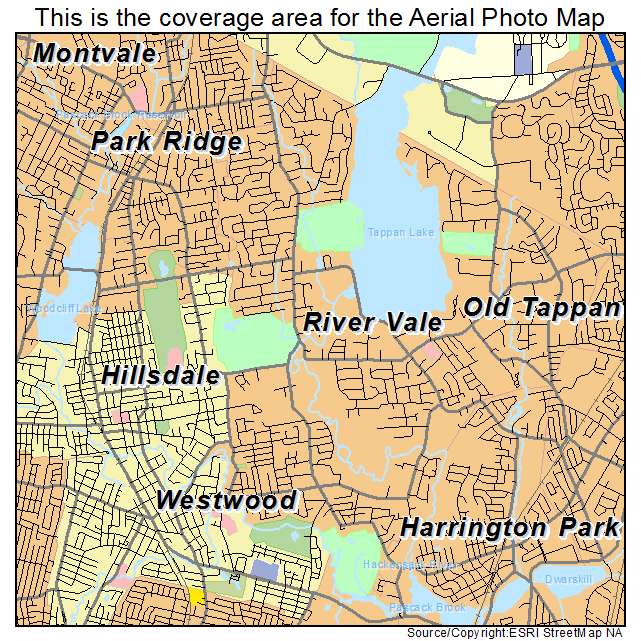 River Vale, NJ location map 