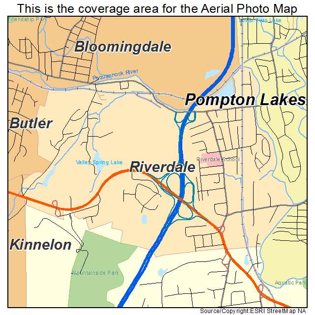 Riverdale, NJ location map 